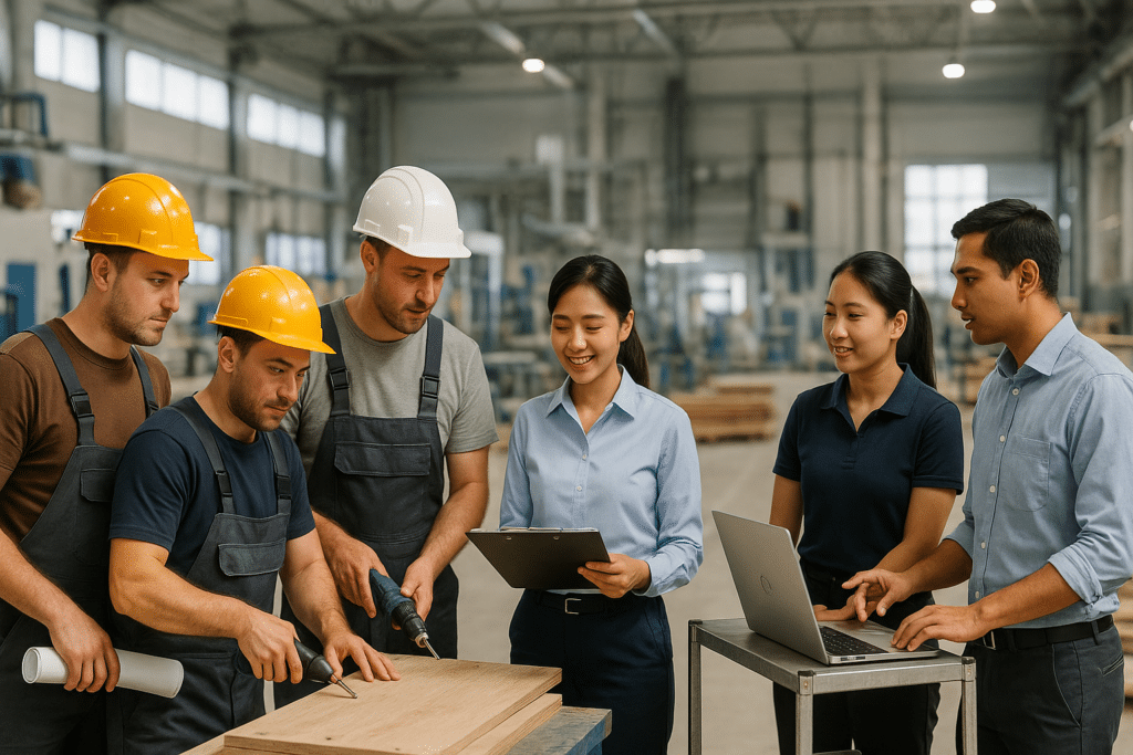 Harmadik országbeli vendégmunkások foglalkoztatása magyar ipari környezetben, együttműködésben.
